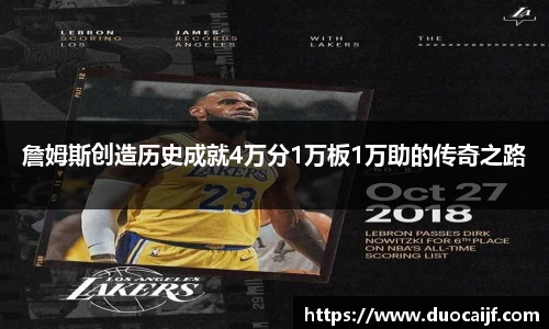 詹姆斯创造历史成就4万分1万板1万助的传奇之路
